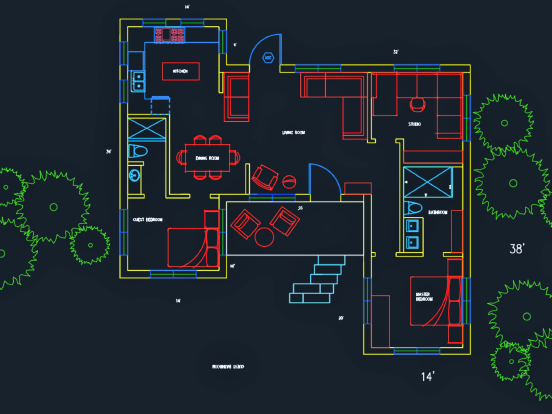 Digital work in AutoCAD